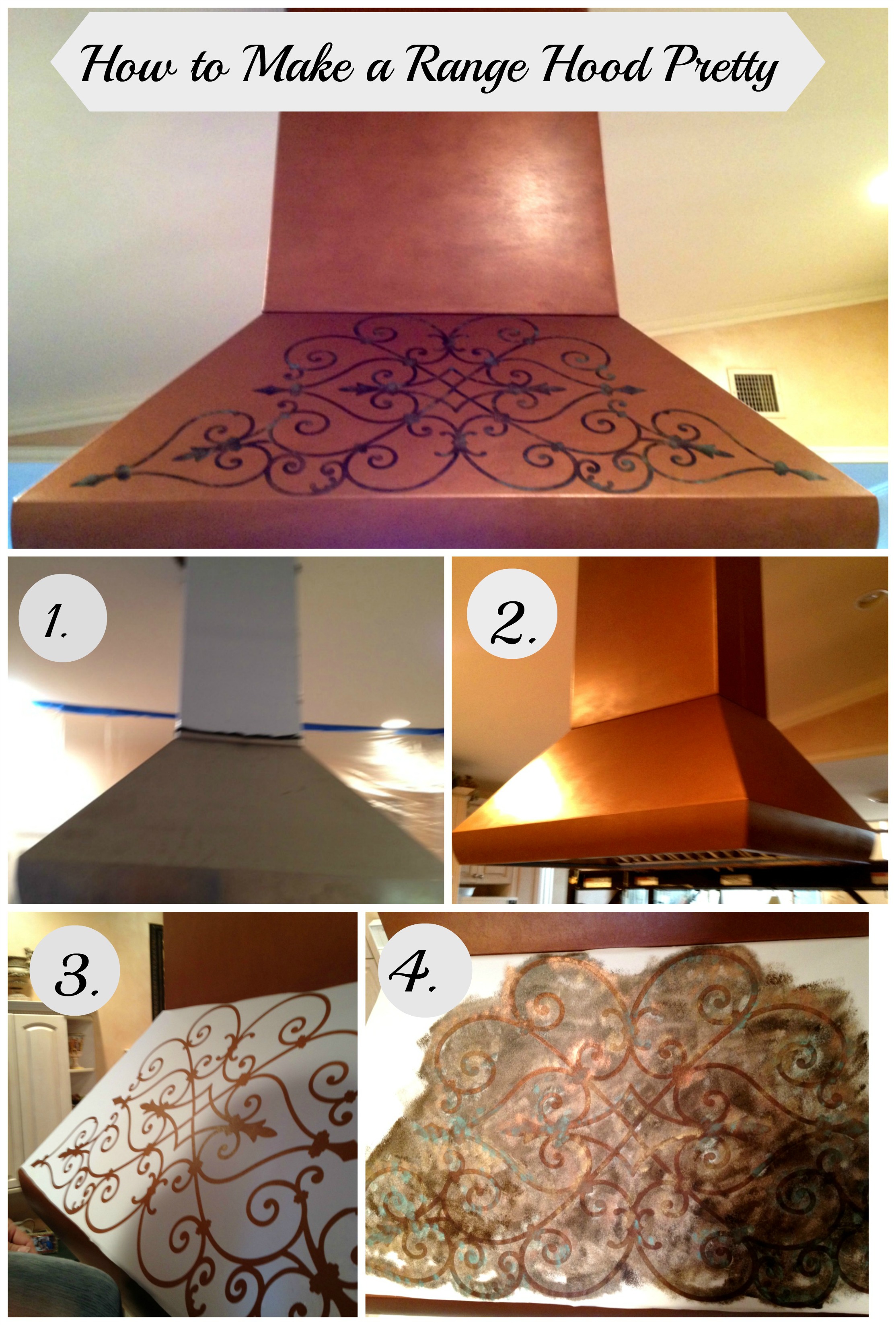 How to make a commercial range hood pretty