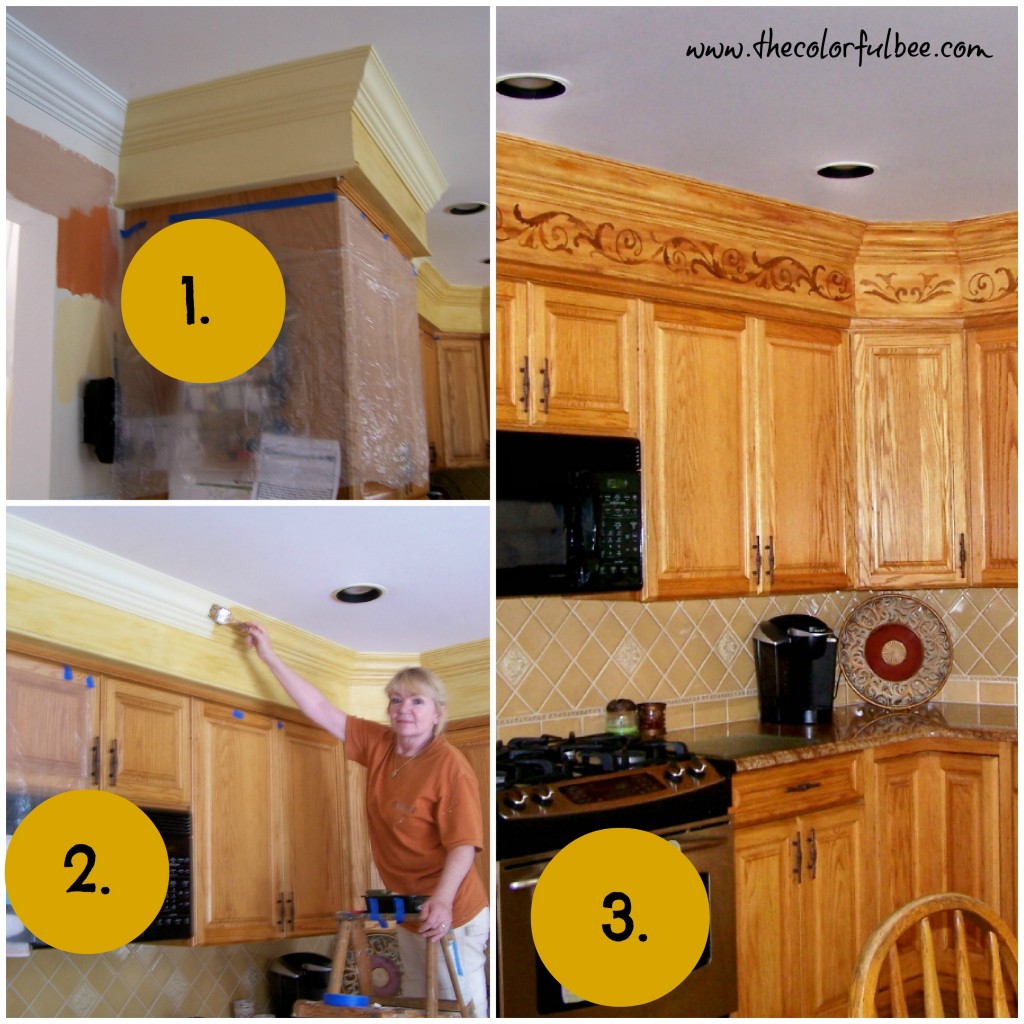 How to improve a kitchen that has soffit; how to revamp your kitchen