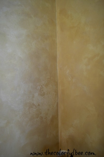 rustic plaster on a wall
