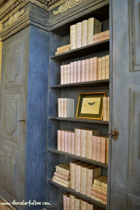 closeup of Tara Shaw bookcase