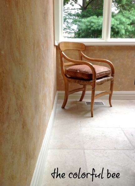 a finished Tuscan plaster after renovation