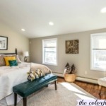 a staged Master Bedroom on Long Island (Elmont NY)